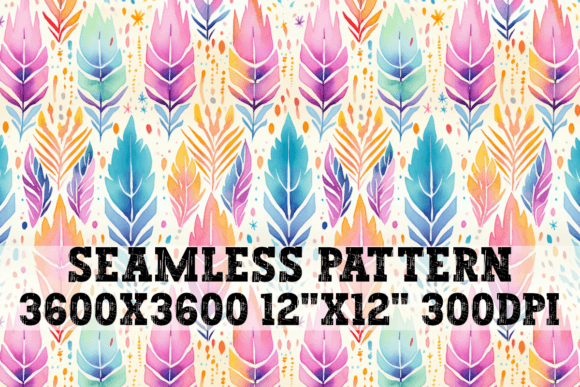 Download Boho Floral Watercolor Seamless Pattern - Boho floral watercolor Collection